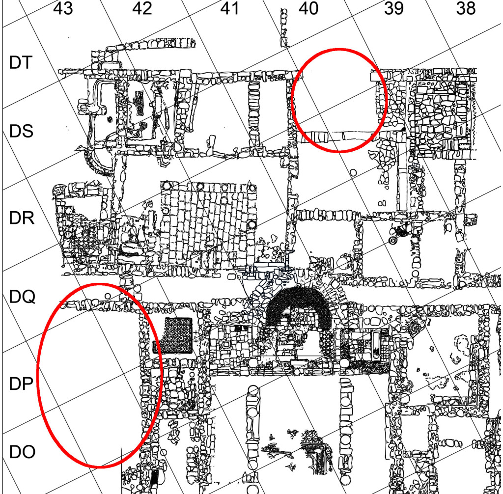 2016 dig areas